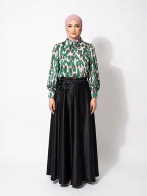 AZALEA Printed Blouse & Maxi Skirt